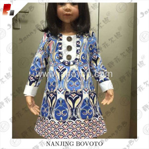 Wholesale baby girl frock fancy smoking dress